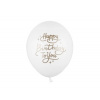 Balóny PartyDeco Pastel Pure White Happy Birthday To You 30 cm 50 kusov Balóny PartyDeco Pastel Pure White Happy Birthday To You 30 cm 50 kusov