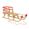 Súprava drevených saní AD324 D110 + opierka AD303 červená + výplet AD300 Súprava drevených saní AD324 D110 + opierka AD303 červená + výplet AD300