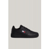 Tommy Hilfiger Men's Brand Logo Leather Top Rubber Outsole Black Sneakers Suitable for Casual Use čierna 43-46 Tommy Hilfiger 8720646063161 Tommy Hilfiger Men's Brand Logo Leather Top Rubber Outsole Black Sneakers Suitable for Casual Use čierna 43-46 Tommy Hilfiger 8720646063161