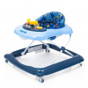 Detské chodítko Baby Mix s volantom a silikónovými kolieskami tmavo modrá , 20C53265 Detské chodítko Baby Mix s volantom a silikónovými kolieskami tmavo modrá , 20C53265