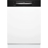 BOSCH SMI4HCB07E Séria 4 - Zabudovateľná umývačka riadu - 60 cm - čierna BOSCH SMI4HCB07E Séria 4 - Zabudovateľná umývačka riadu - 60 cm - čierna