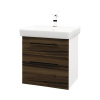 Kúpeľňová skrinka s umývadlom Dřevojas Oskar Nucis SZ 600 Kúpeľňová skrinka s umývadlom Dřevojas Oskar Nucis SZ 600