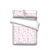 Flanelová posteľná bielizeň AmeliaHome Dream Catcher bielo-ružová, veľkosť 155x220*2+80x80*2 Flanelová posteľná bielizeň AmeliaHome Dream Catcher bielo-ružová, veľkosť 155x220*2+80x80*2