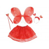 Detský kostým Motýlik+ sukňa červený 3-10 rokov (Detská maska 3-10 rokov) Detský kostým Motýlik+ sukňa červený 3-10 rokov (Detská maska 3-10 rokov)
