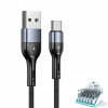 Kábel Usams USB - USB typ C 1 m čierny Kábel Usams USB - USB typ C 1 m čierny