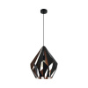 Luster Eglo Carlton 1 49878 1 x E27 60 W čierny Luster Eglo Carlton 1 49878 1 x E27 60 W čierny