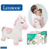 LEXIBOOK Hopsadlo pre deti - Jednorožec plyšový biely LEXIBOOK Hopsadlo pre deti - Jednorožec plyšový biely