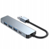 Adaptér Tech-Protect 3xUSB-A 2.0 1xUSB-A 3.0 USB-C Adaptér Tech-Protect 3xUSB-A 2.0 1xUSB-A 3.0 USB-C