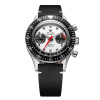 Nivada Grenchen Chronomaster White Panda 41 mm - Black Leather White Stitching + 5 rokov záruka a darček ZADARMO Nivada Grenchen Chronomaster White Panda 41 mm - Black Leather White Stitching + 5 rokov záruka a darček ZADARMO