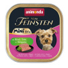 ANIMONDA paštéta Vom Feinsten MINI - hovädzie, kačica, oregano pre psy 100 g ANIMONDA paštéta Vom Feinsten MINI - hovädzie, kačica, oregano pre psy 100 g