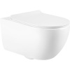Mexen Carmen WC misa Rimless s pomaly sklopnou doskou slim, duroplast, biela lesklá - 3088L4000 Mexen Carmen WC misa Rimless s pomaly sklopnou doskou slim, duroplast, biela lesklá - 3088L4000