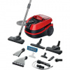 Bosch BWD421PET 2.5l 2100W Mokrý a Suchý Vysávač, Červeno-Čierny Bosch Bosch BWD421PET 2.5l 2100W Mokrý a Suchý Vysávač, Červeno-Čierny Bosch