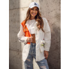 Bielo-oranžová dámska prechodná bunda Bolf AG3010A2 Bielo-oranžová dámska prechodná bunda Bolf AG3010A2