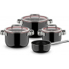 Sada hrncov s rajnicou a 3 pokrievkami Fusiontec Function Pro, 7 dielov Sada hrncov s rajnicou a 3 pokrievkami Fusiontec Function Pro, 7 dielov