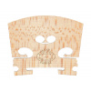 Aubert LUXE No.8 (43 mm) - Kobylka na housle Aubert LUXE No.8 (43 mm) - Kobylka na housle
