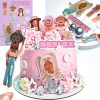 XXL Súprava na Tortu ROBLOX 2D figúrky dievčatka ozdoba dekorácie Topper XXL Súprava na Tortu ROBLOX 2D figúrky dievčatka ozdoba dekorácie Topper