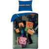 HALANTEX Dětské povlečení Minecraft – 140×200 cm + 70×90 cm, 100% bavlna HALANTEX Dětské povlečení Minecraft – 140×200 cm + 70×90 cm, 100% bavlna