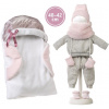 LLORENS - M740-04 oblečenie pre bábiku bábätko NEW BORN veľkosti 40-42 cm