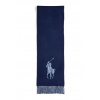 Vlnený šál Polo Ralph Lauren 455954331 tmavomodrá ONE SIZE Vlnený šál Polo Ralph Lauren 455954331 tmavomodrá ONE SIZE