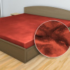 SLEEPWELL Prestieradlo SLEEP WELL - terakota terakotová Mikroplyš 180x200 cm - možnosť úpravy rozmeru SLEEPWELL Prestieradlo SLEEP WELL - terakota terakotová Mikroplyš 180x200 cm - možnosť úpravy rozmeru