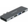 Canyon DS-5, 7v1 hub pre MacBook, USB-C Power delivery, 1xUSB 3.0, 1xUSB 2.0, 2xHDMI, TF a SD reader CNS-TDS05B Canyon DS-5, 7v1 hub pre MacBook, USB-C Power delivery, 1xUSB 3.0, 1xUSB 2.0, 2xHDMI, TF a SD reader CNS-TDS05B