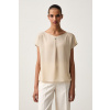 Calvin Klein blúzka dámska LV044G129G béžová XS Calvin Klein blúzka dámska LV044G129G béžová XS