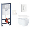 Siko Závěsný WC set do lehkých stěn / předstěnová montáž GROHE Essence GRSESSASH0 Siko Závěsný WC set do lehkých stěn / předstěnová montáž GROHE Essence GRSESSASH0