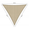 Lazy Momo Slnečný Trojuholník shadow 6,0 x 6,0 x 6,0 m Farba: Sahara piesková Lazy Momo Slnečný Trojuholník shadow 6,0 x 6,0 x 6,0 m Farba: Sahara piesková