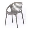 Sivá stohovateľná záhradná stolička Bonami Essentials Joanna Sivá stohovateľná záhradná stolička Bonami Essentials Joanna