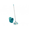 LEH LEIFHEIT 52106 mop z bavlny a vlákien, na suché a mokré čistenie, Modrý, Biely LEH LEIFHEIT 52106 mop z bavlny a vlákien, na suché a mokré čistenie, Modrý, Biely