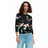 Desigual vzorovaný sveter čierna | svetlomodrá M DESIGUAL 8445110783078 Desigual vzorovaný sveter čierna | svetlomodrá M DESIGUAL 8445110783078