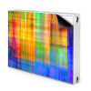 Dekoračný magnetický kryt na radiátor Barevná mřížka 80x60 cm Dekoračný magnetický kryt na radiátor Barevná mřížka 80x60 cm