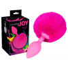 You2Toys Colorful Joy Bunny Tail Plug - análne dildo zo zajačim chvostom (pink) You2Toys Colorful Joy Bunny Tail Plug - análne dildo zo zajačim chvostom (pink)
