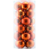 DECOLED Plastové gule, priem. 8 cm, medené, 12× lesklá, 12× matná DECOLED Plastové gule, priem. 8 cm, medené, 12× lesklá, 12× matná