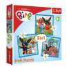 Trefl Puzzle 3v1 Bing Bunny: Zábava s priateľmi Trefl Puzzle 3v1 Bing Bunny: Zábava s priateľmi