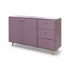ArtStol Komoda SIENA 2D3S | fialová ArtStol Komoda SIENA 2D3S | fialová