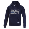 Sparco pánska mikina s kapucňou 1977 tmavomodrá Sparco pánska mikina s kapucňou 1977 tmavomodrá