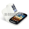 Kožený obal Samsung Galaxy Ace 2 – Wallet FB – biela