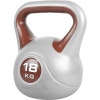Gorilla Sports Kettlebell činka, vinylová, hnedá, 18 kg Gorilla Sports Kettlebell činka, vinylová, hnedá, 18 kg