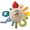 Haba Textilná hrkálka a motorická hračka pre najmenších Dúhový vankúšik