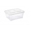 Tontarelli Úložný box STOCK-BOX 13 l transparent/biela 8031421A78 Tontarelli Úložný box STOCK-BOX 13 l transparent/biela 8031421A78