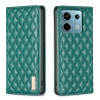Peňaženkové kožené puzdro Diamond Flip na Xiaomi Redmi Note 13 Pro - Zelená Peňaženkové kožené puzdro Diamond Flip na Xiaomi Redmi Note 13 Pro - Zelená