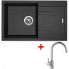 Sinks Linea 780 Metalblack + Vitalia Sinks Linea 780 Metalblack + Vitalia