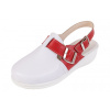 Odpružená zdravotná obuv MED25 - Biela s červenou Odpružená zdravotná obuv MED25 - Biela s červenou
