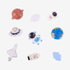COQUI Amulety - ozdoby na topánky Amuletz Universe explorer mix COQUI Amulety - ozdoby na topánky Amuletz Universe explorer mix
