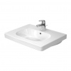 Duravit D-Code - Umývadlo do nábytku s prepadom 650x480 mm, 1 otvor pre batériu prepichnutý, biela 03426500002 Duravit D-Code - Umývadlo do nábytku s prepadom 650x480 mm, 1 otvor pre batériu prepichnutý, biela 03426500002