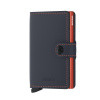 Miniwallet Secrid Matte Nightblue & Orange Miniwallet Secrid Matte Nightblue & Orange