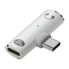 AppleMix Apple iPhone / iPad adaptér / redukcia - USB-C na USB-C + 3,5 mm jack - kov - biely AppleMix Apple iPhone / iPad adaptér / redukcia - USB-C na USB-C + 3,5 mm jack - kov - biely