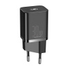 Baseus Super Si CCSUP-J01 nabíjačka Type C 30W čierna Baseus Super Si CCSUP-J01 nabíjačka Type C 30W čierna