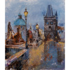 Praha - Akad. mal. Igor Navrotskyi, originálny, ručne maľovaný obraz L (do veľkosti 95x95cm) Viac farieb Praha - Akad. mal. Igor Navrotskyi, originálny, ručne maľovaný obraz L (do veľkosti 95x95cm) Viac farieb